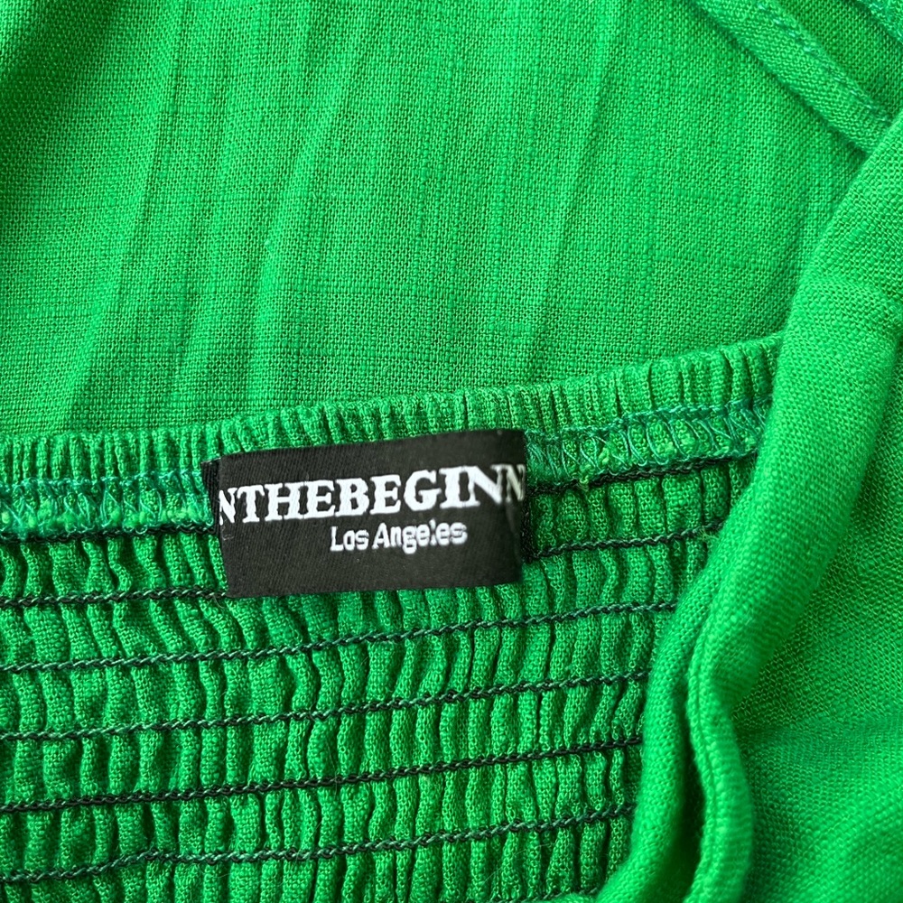 GREEN FLOW DRESS - Picture 4 of 5